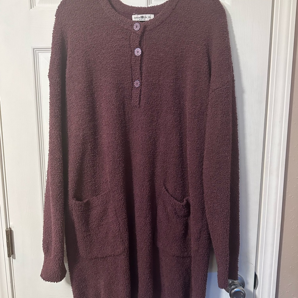 Natural Life Plum Sweater Dress